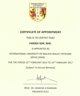 MUIC IUMW Certificate